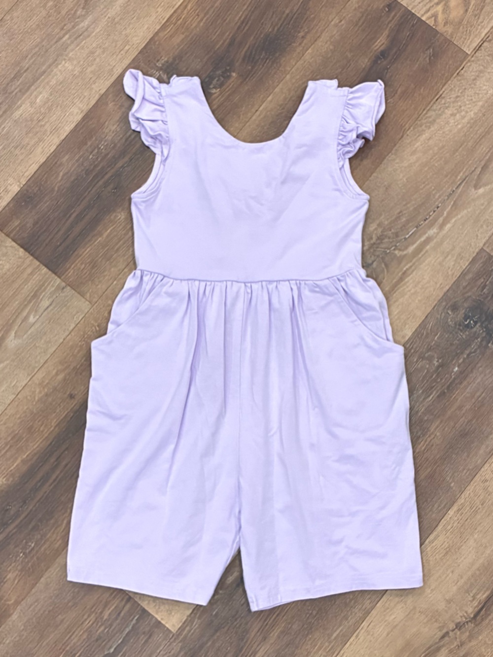 Swoon Baby Purple Bamboo Pocket Jumper Romper Summer Outfit 10 Girl